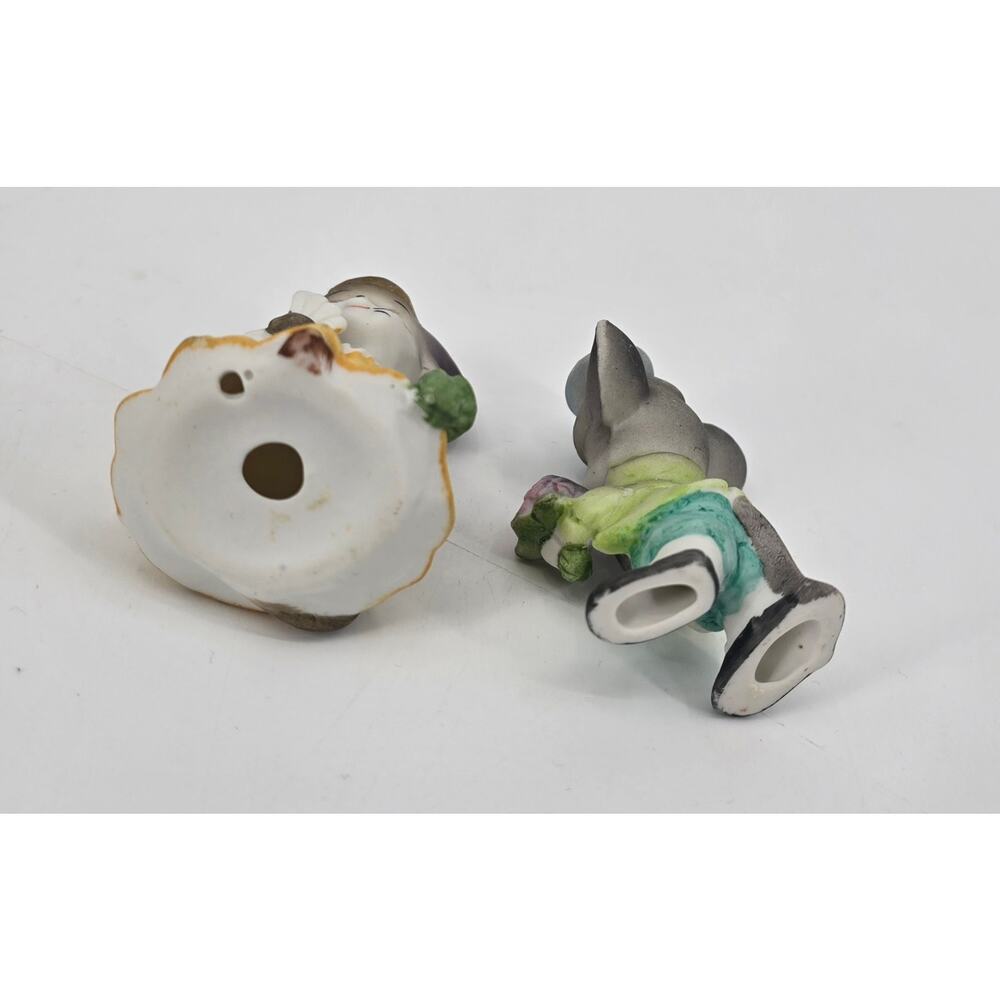 Vintage Homco Anthropomorphic Mouse Figurines | Victorian | Bisque Porcelain - Picture 5 of 5